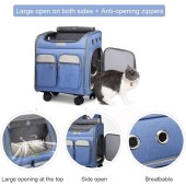 Folding&Portable Pet Bag Dog Cat Pet Carrier Backpack Travel Bag